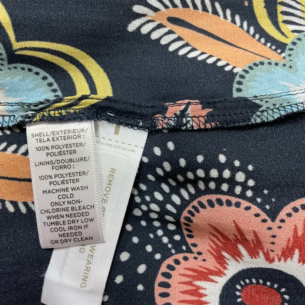 EUC Ann Taylor LOFT Muliticolor Floral Cold Shoulder Ruffle Maxi Dress